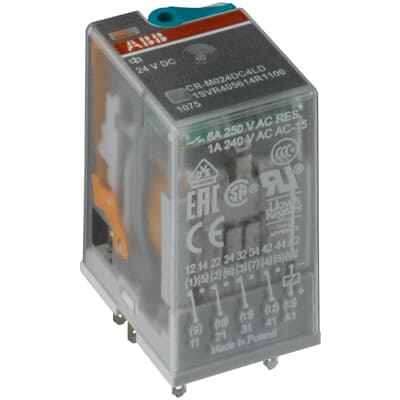 [1SVR405612R1000] CR-M024DC3 Pluggable interface relay