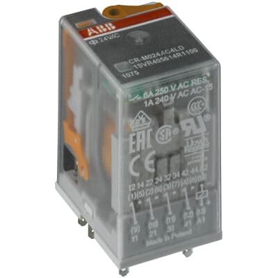 [1SVR405613R0000] CR-M024AC4 Pluggable interface relay