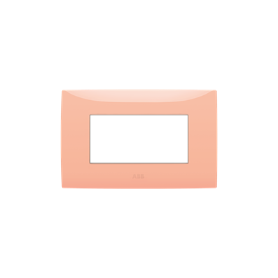 [2CSK0412CH] Cover plate, 4 modules, ORANGE