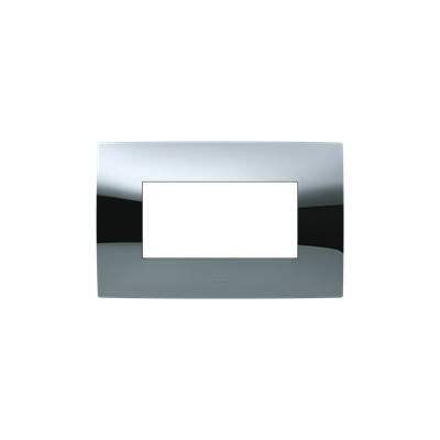 [2CSK0415CH] Cover plate, 4 modules, CHROME gloss finish