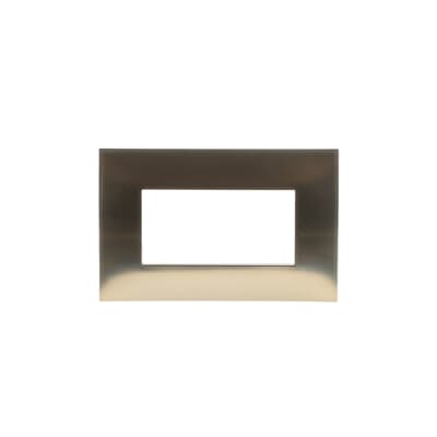 [2CSK0454CH] Cover plate, 4 modules, GOLD satin finish