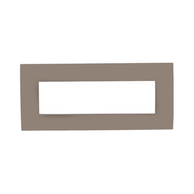 [2CSK0751CH] Cover plate, 7 modules, BRONZE gloss finish