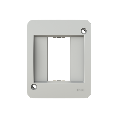 [2CSK2140CH] IP40 wall box, 1 place, 2 modules width