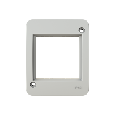 [2CSK2240CH] IP40 wall box, 2 places, 2 modules width