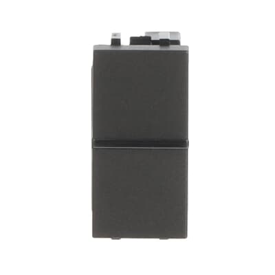 [2CLA210100N1801] Switch 1-gang, 1-way, SP - 1 M - Anthracite