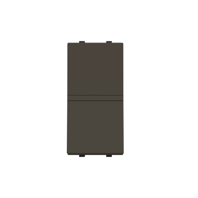 [2CLA210120N1601] Switch 1-way, DP - 1M - Total Anthracite