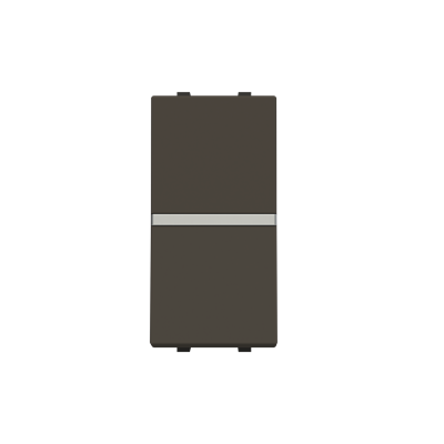 [2CLA210120N1801] Switch 1-gang, 1-way, DP - 1 M - Anthracite
