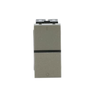 [2CLA210120N1901] Switch 1-gang, 1-way, DP - 1 M - Champagne