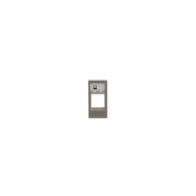 [2CLA211810N1901] Cover plate for data outlet 1-gang - 1M - Champagne