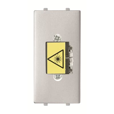 [2CLA211830N1301] Fiber optic SC simplex adapter - 1M - Silver