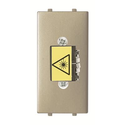 [2CLA211830N1901] Fiber optic SC simplex adapter - 1M - champagne