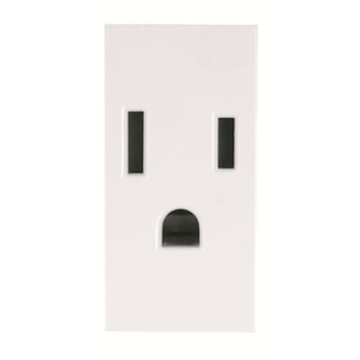 [2CLA212800N1101] American earthed socket outlet - 1M - White