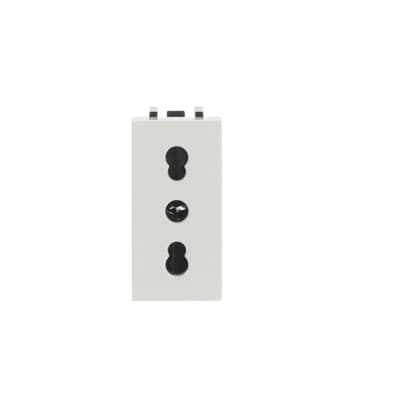 [2CLA213300N1101] Italian 10A socket outlet - 1M - White