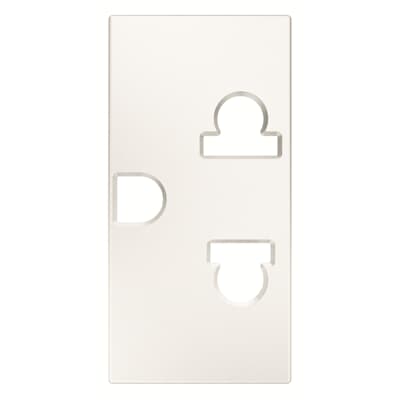 [2CLA213800N1101] Euro-American earthed socket outlet - 1M - White