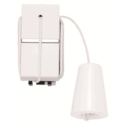 [2CLA214800N1101] Pullcord switch 1-gang, 1-way, SP - 1M - White