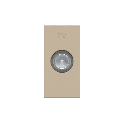 [2CLA215080N1901] TV outlet intermedideate - 1M - Champagne