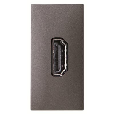 [2CLA215570N1801] HDMI female-female connection unit - 1M - Anthracite