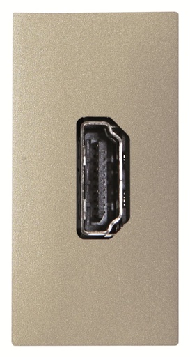 [2CLA215570N1901] HDMI female-female connection unit - 1M - Champagne