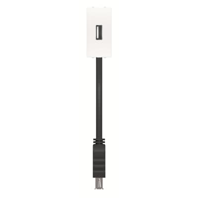 [2CLA215591N1101] USB female-female connection unit with cable - 1M - White