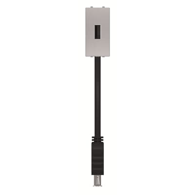 [2CLA215591N1301] USB female-female connection unit with cable - 1M - Silver