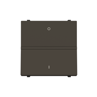 [2CLA220120N1601] Switch 1-way, DP - 2M - Total Anthracite