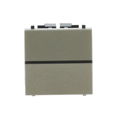 [2CLA220200N1901] Switch 1-gang, 2-way, SP - 2 M - Champagne