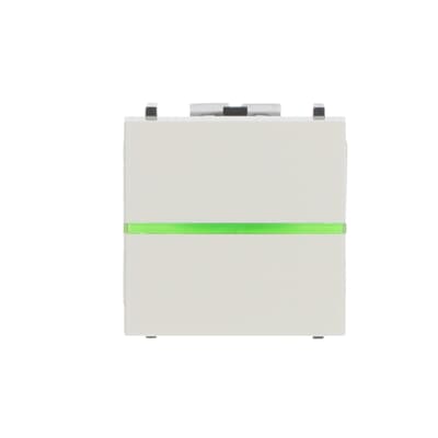 [2CLA220250N1101] Switch 1-gang, 2-way, SP - 2 M - White