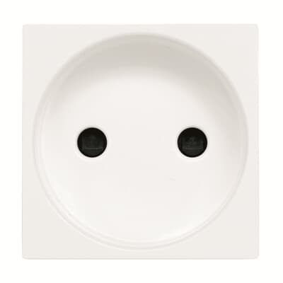 [2CLA220300N1101] European unearthed socket outlet - 2M - White