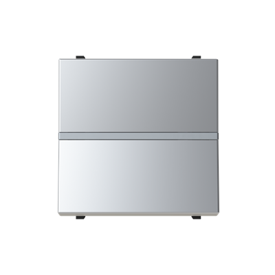 [2CLA220460N1301] Push-button, NC, SP without symbol - 2M - Silver
