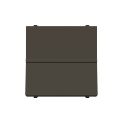 [2CLA220460N1601] Push-button, NC, SP without symbol - 2M - Total Anthracite