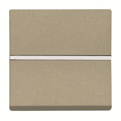 [2CLA220470N1901] Push-button, SP without symbol - 2M - Champagne