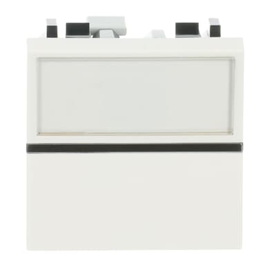 [2CLA220490N1101] Push-button, SP with label holder with backlight - 2M - White