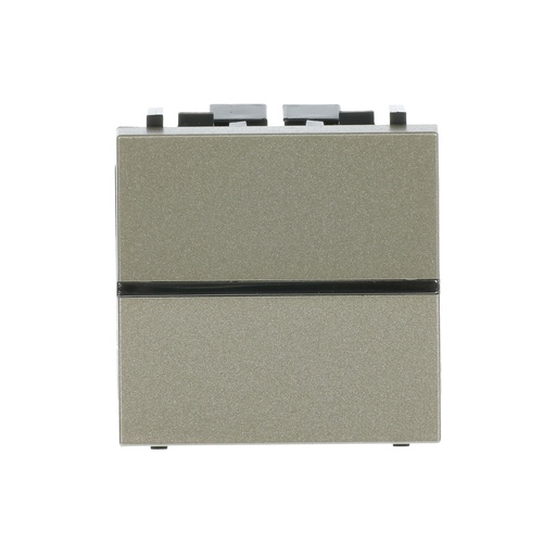 [2CLA221000N1901] Switch 1-gang, intermediate, SP - 2 M - Champagne