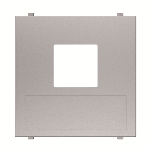 [2CLA221610N1301] Cover plate for data outlet 1-gang - 2M - Silver
