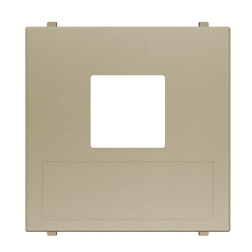[2CLA221610N1901] Cover plate for data outlet 1-gang - 2M - Champagne