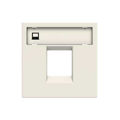 [2CLA221810N1101] Cover plate for data outlet 1-gang - 2M - White