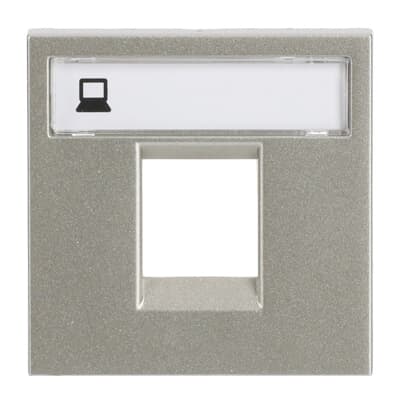 [2CLA221810N1901] Cover plate for data outlet 1-gang - 2M - Champagne