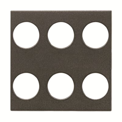[2CLA222160N1801] Cover plate - KNX 3-gang sensors - 2M - Anthracite