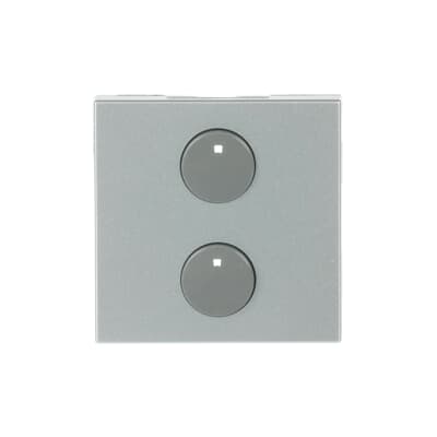 [2CLA222620N1302] Cover plate - free@home 1-gang sensors - 2M - Silver