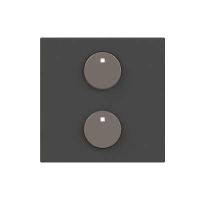 [2CLA222620N1802] Cover plate - free@home 1-gang sensors - 2M - Anthracite