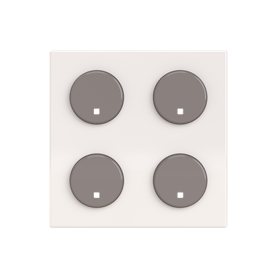 [2CLA222640N1102] Cover plate - free@home 2-gang sensors - 2M - White