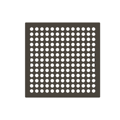 [2CLA222900N1801] Cover plate for 2" loudspeaker - Anthracite