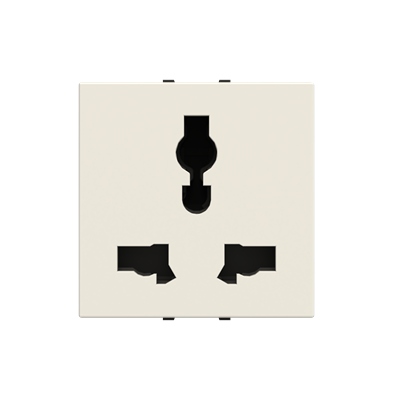 [2CLA223900N1101] Universal socket outlet - 2M - White