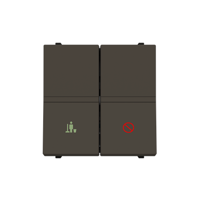 [2CLA224450N1601] DND/MUR selector interlocked - 2M - Total Anthracite