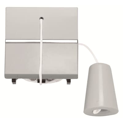 [2CLA224800N1301] Pullcord switch 1-gang, 1-way, SP - 2M - Silver