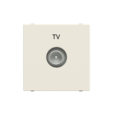 [2CLA225070N1101] TV terminal outlet M-type - 2M - White