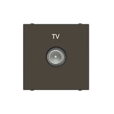 [2CLA225070N1801] TV terminal outlet M-type - 2M - Anthracite