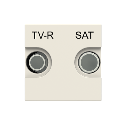 [2CLA225170N1101] TV-R/SAT final outlet - 2M - White