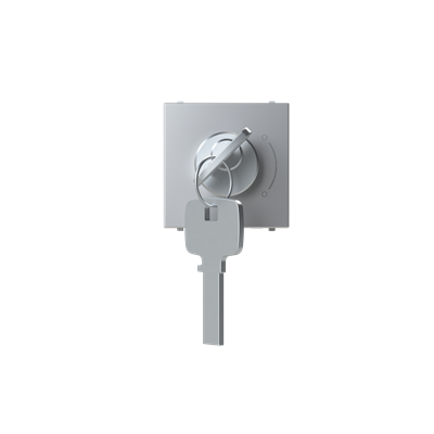 [2CLA225300N1301] Key switch 2 positions - 2M - Silver
