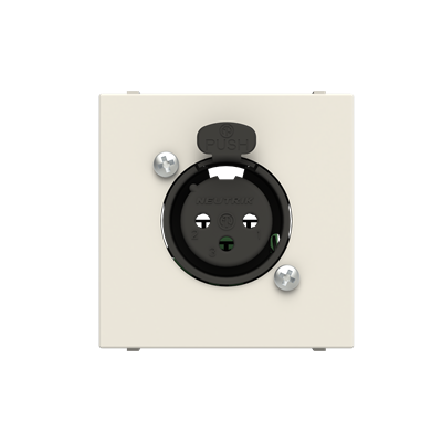 [2CLA225510N1101] XLR connection unit - 1M - White